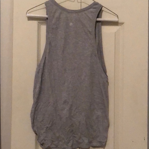 Lululemon side tie tank gray size 4 - Picture 1 of 3